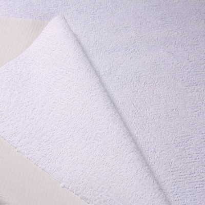 Coated Fabric 80% Cotton 20% Polyester Terry Cloth Laminated Tpu 140gsm/210cm Width Waterproof Breathable Home Textile Fabric